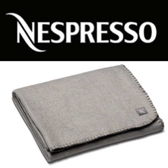 Nespresso Bedding Nespresso Upcycled Throw Blanket Poshmark